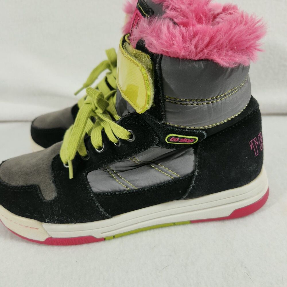 Tecnica Women's High Top Fur Sneakers Boots Shoes Size 7